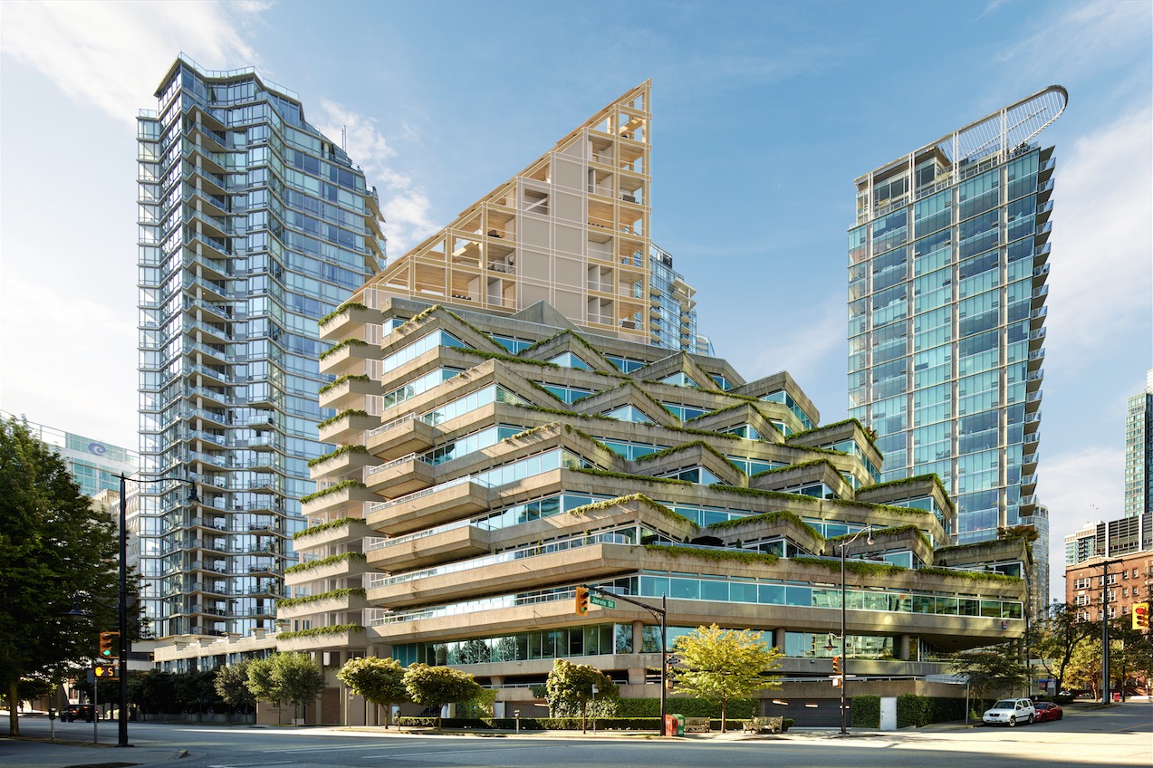 坂茂公布位于温哥华“世界最高混合木结构建筑”设计方案
